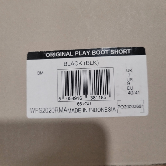 Hunter Play Boot Short Size 9 Black - Picture 8 of 11